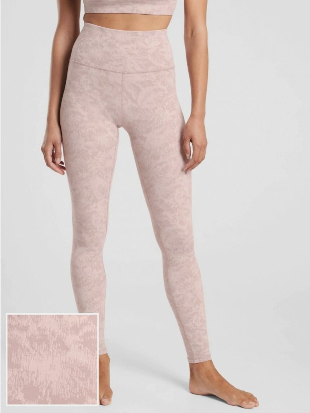 Athleta Elation Textured Tight Leggings | Soft Pink | XS